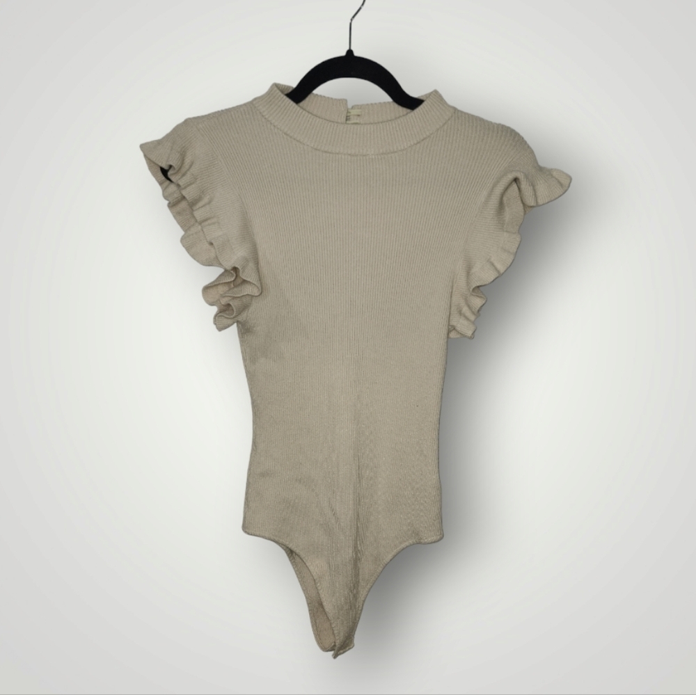 Glam sweater ribbed bodysuit Small - Picture 4 of 11